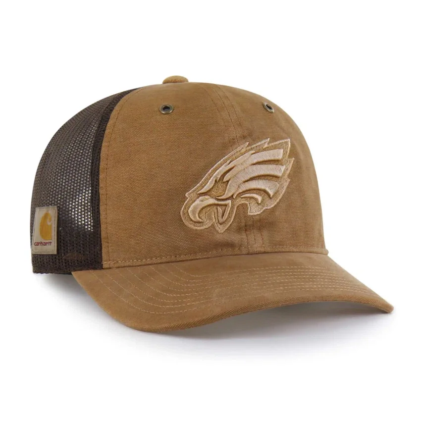 Philadelphia Eagles: gorra «'47 Dyed Trucker» de corte holgado