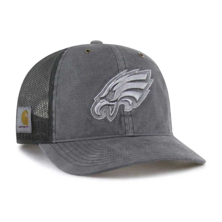 Philadelphia Eagles: gorra «'47 Dyed Trucker» de corte holgado