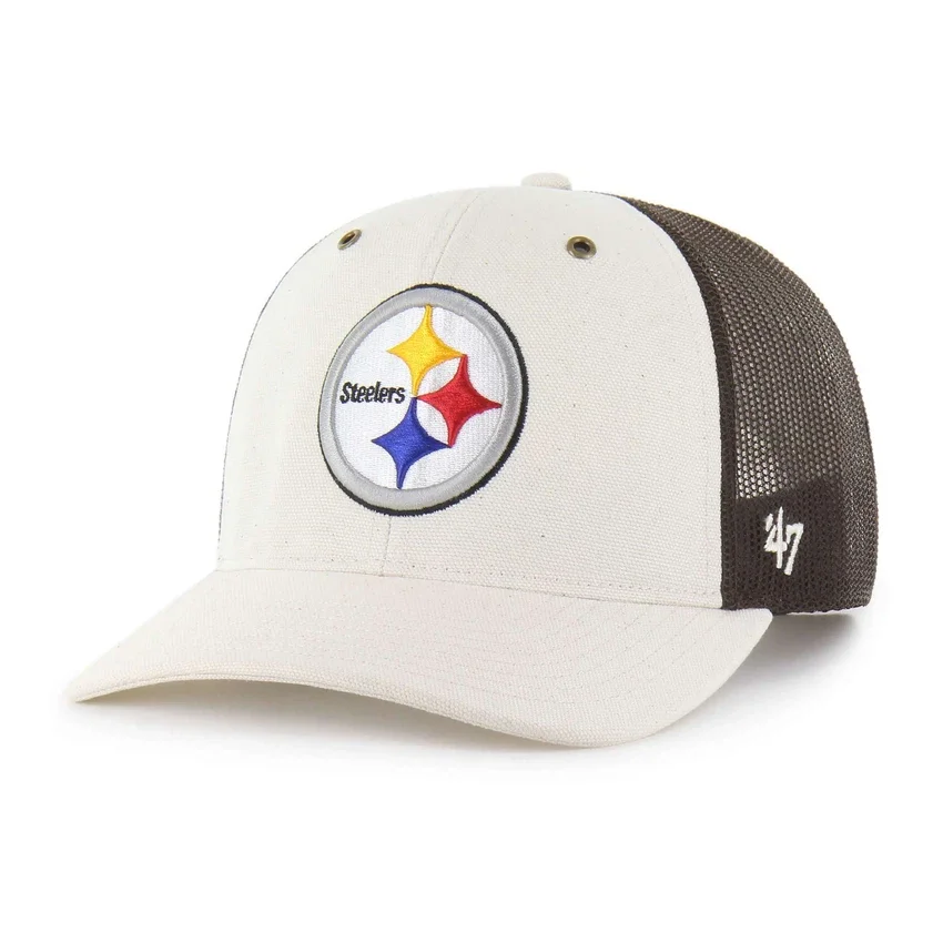 Pittsburgh Steelers '47, gorra de camionero sin teñir, corte holgado