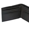Portatarjetas de cuero con triple costura