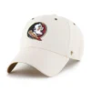 Seminoles de Florida State '47, sin teñir, Gorras Clean Up