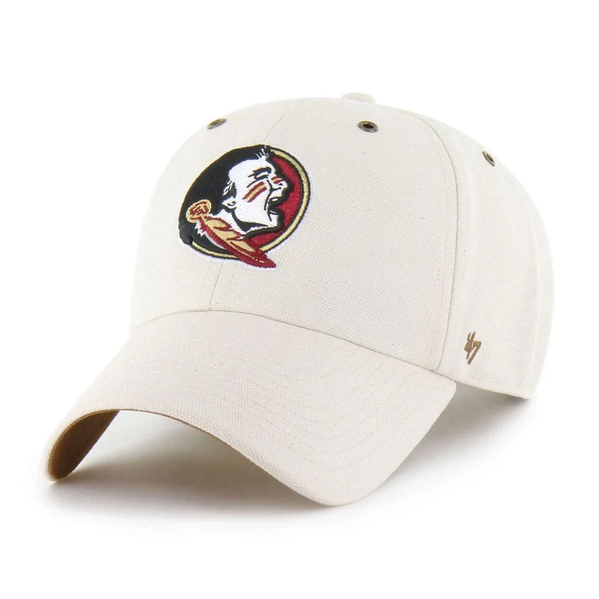 Seminoles de Florida State '47, sin teñir, Gorras Clean Up