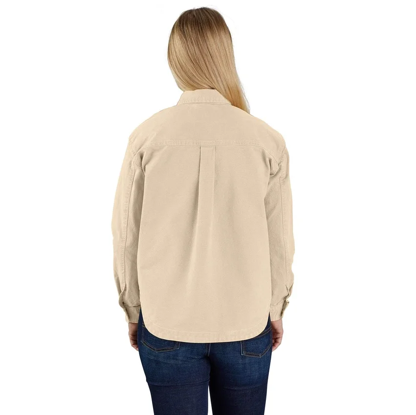 Sobrecamisas de lona gruesa de corte holgado Montana Rugged Flex® para mujer