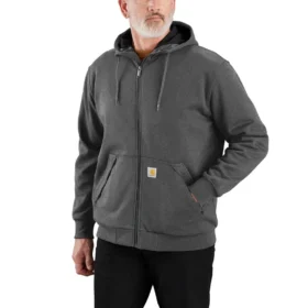 Sudadera con capucha, chaqueta con cremallera completa y forro térmico repelente al agua para hombre «Paxton» - Sudaderas con capucha Carhartt Rain Defender