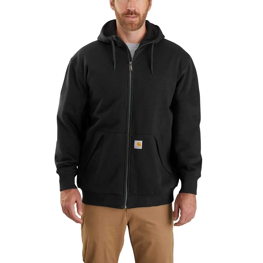 Sudadera con capucha, chaqueta con cremallera completa y forro térmico repelente al agua para hombre «Paxton» - Sudaderas con capucha Carhartt Rain Defender