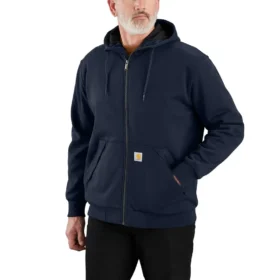 Sudadera con capucha, chaqueta con cremallera completa y forro térmico repelente al agua para hombre «Paxton» - Sudaderas con capucha Carhartt Rain Defender