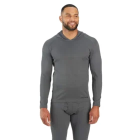 Sudadera con capucha de capa base Force de peso medio con micro-rejilla