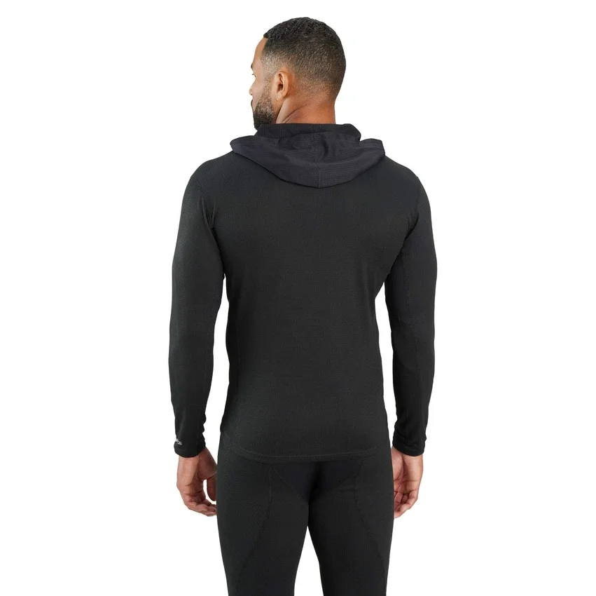 Sudadera con capucha de capa base Force de peso medio con micro-rejilla