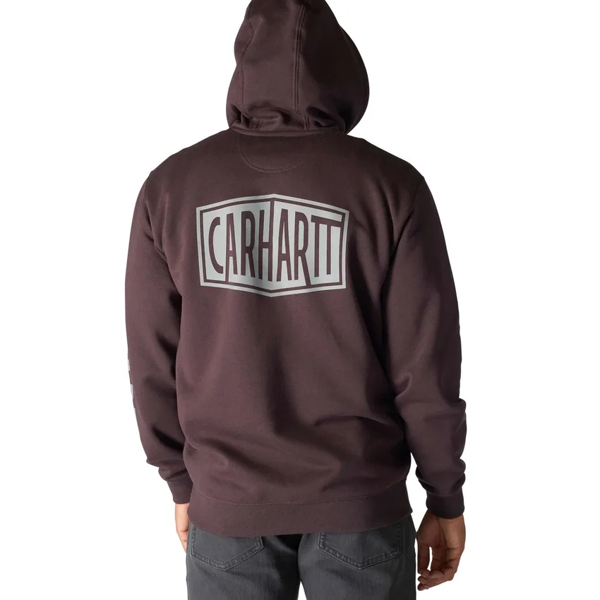 Sudadera con capucha de corte holgado y peso medio con estampado gráfico para hombre - Sudaderas con capucha Rain Defender