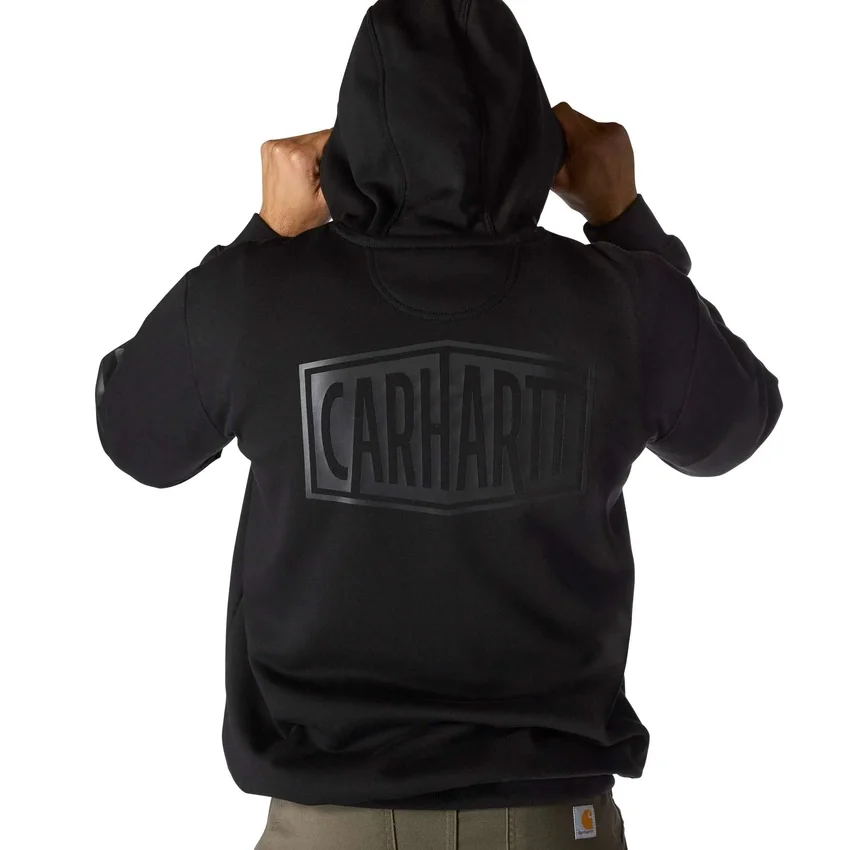 Sudadera con capucha de corte holgado y peso medio con estampado gráfico para hombre - Sudaderas con capucha Rain Defender