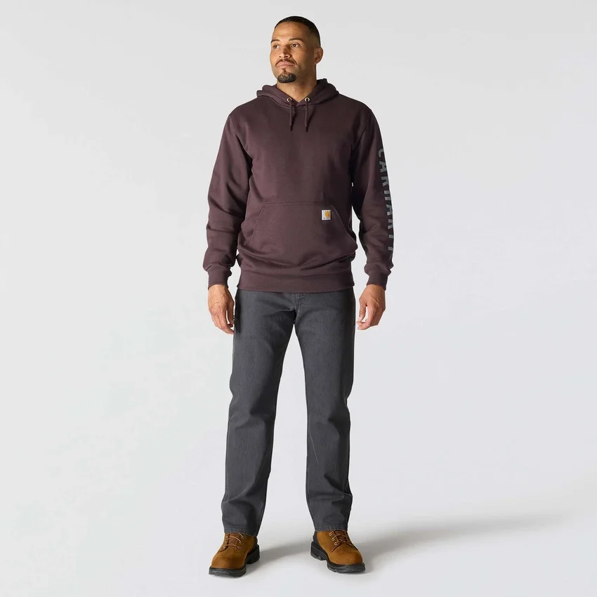 Sudadera con capucha de corte holgado y peso medio con estampado gráfico para hombre - Sudaderas con capucha Rain Defender