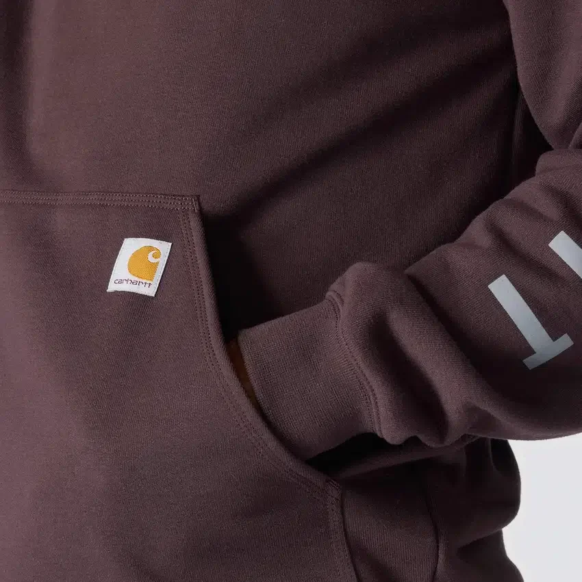 Sudadera con capucha de corte holgado y peso medio con estampado gráfico para hombre - Sudaderas con capucha Rain Defender