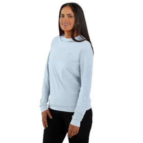 Sudadera con capucha Force Sun Defender UPF 50+ para mujer, que absorbe la humedad - Sudaderas con capucha de protección solar