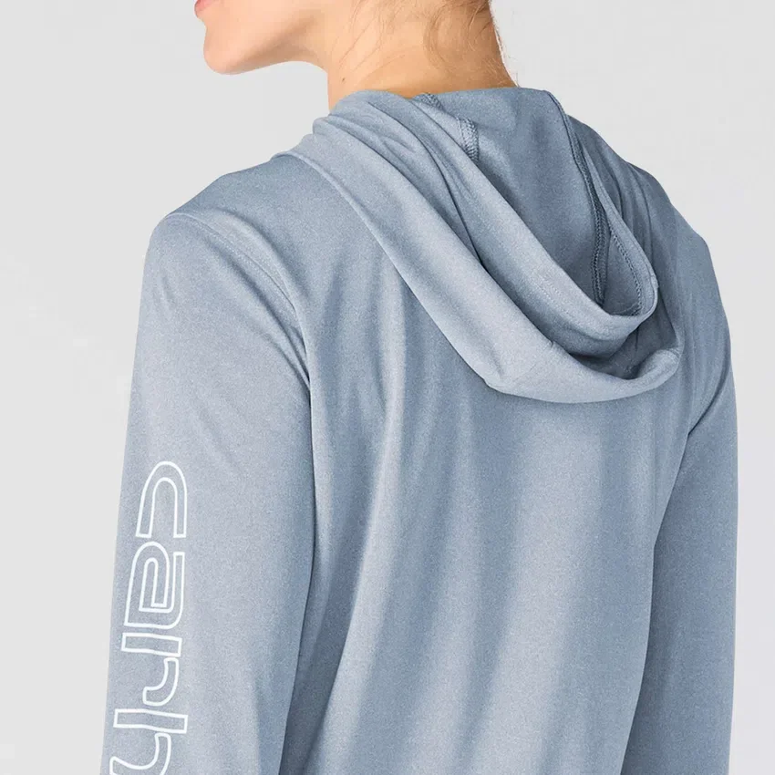 Sudadera con capucha Force Sun Defender UPF 50+ para mujer, que absorbe la humedad - Sudaderas con capucha de protección solar