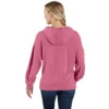 Sudadera con capucha ligera de Tencel para mujer, de corte holgado y con estampado del logotipo