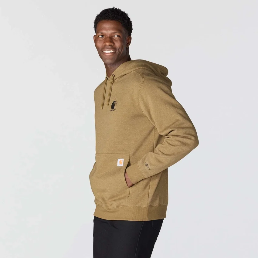Sudadera con capucha para hombre Force con logotipo y tejido que absorbe la humedad