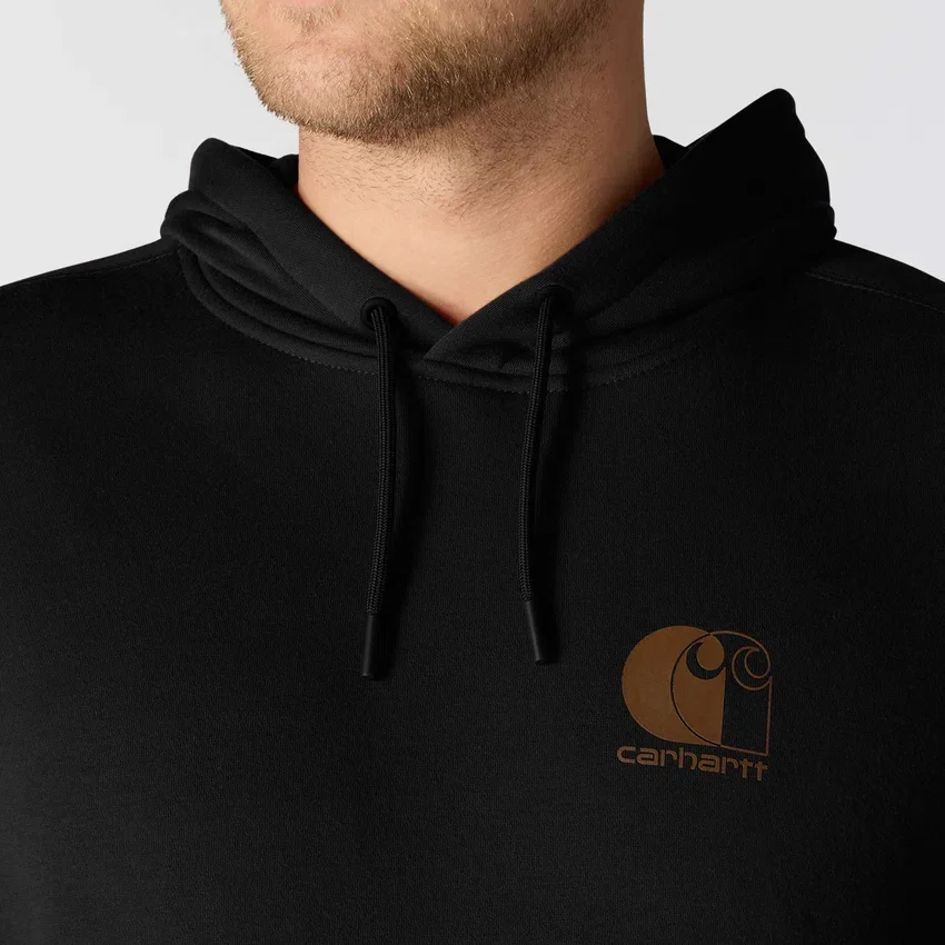 Sudadera con capucha para hombre Force con logotipo y tejido que absorbe la humedad