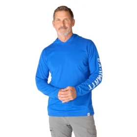 Sudadera con capucha para hombre Force, corte holgado, que absorbe la humedad y con logotipo