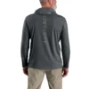 Sudadera con capucha para hombre Force Sun Defender UPF 50+, ligera, con manguitos largos y transpirable - Sudaderas con capucha de protección solar