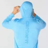 Sudadera con capucha para hombre Force Sun Defender UPF 50+, ligera, con manguitos largos y transpirable - Sudaderas con capucha de protección solar