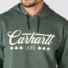 Sudadera con capucha para hombre Marquette con estampado de trébol - Sudadera del Día de San Patricio