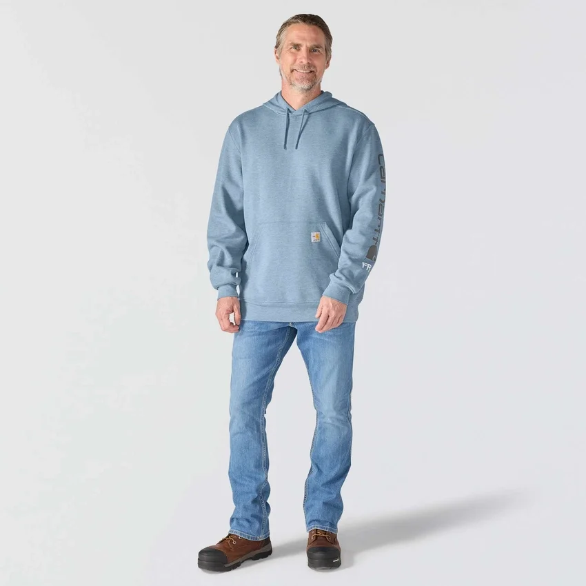 Sudadera con capucha para hombre Marquette Fr Force Logo - Sudaderas con capucha ignífugas