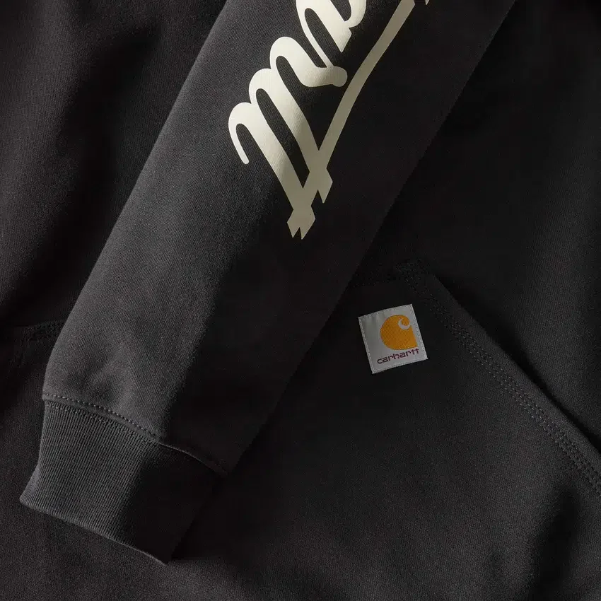 Sudadera con capucha para hombre «Marquette Shamrock Script» - Sudadera del Día de San Patricio