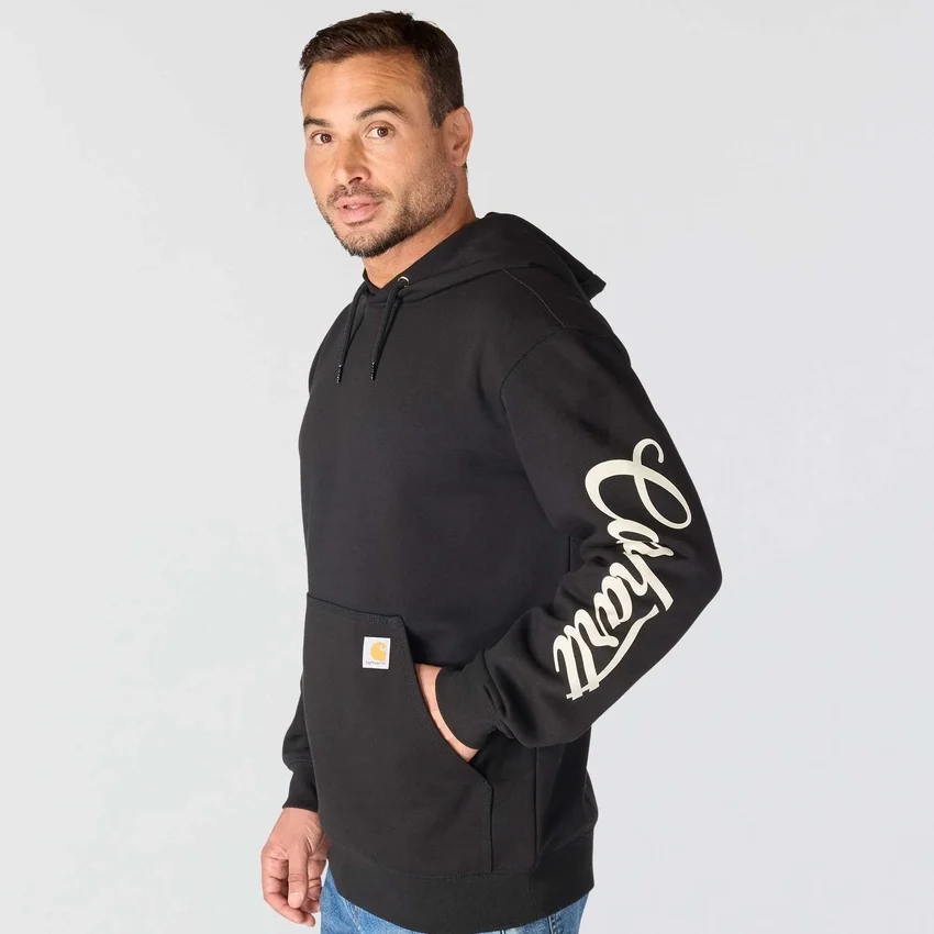 Sudadera con capucha para hombre «Marquette Shamrock Script» - Sudadera del Día de San Patricio