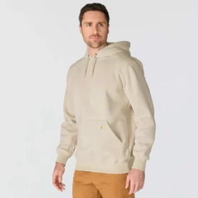 Sudadera con capucha Paxton para hombre, de tejido grueso y repelente al agua – Sudaderas con capucha Carhartt Rain Defender