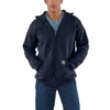 Sudadera con capucha y cremallera completa de corte holgado Marquette para hombre