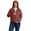 Sudadera con capucha y cremallera completa de Tencel™ ligera para mujer