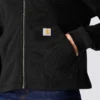 Sudadera con capucha y cremallera completa de Tencel™ ligera para mujer