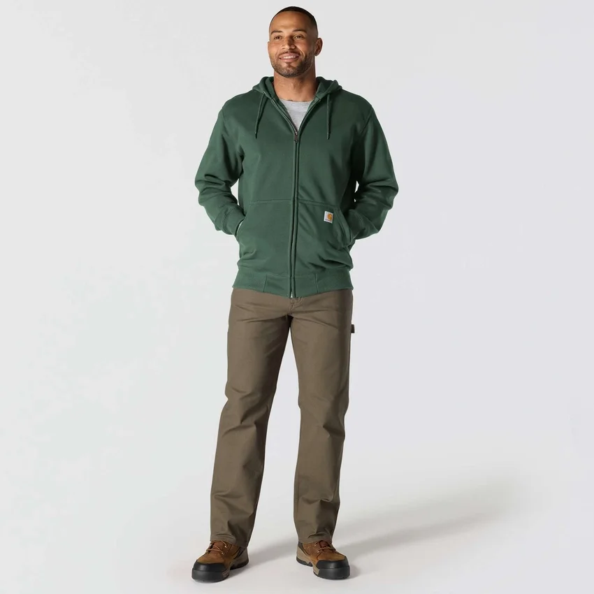 Sudadera con capucha y cremallera completa Paxton para hombre, de tejido grueso y repelente al agua - Sudaderas con capucha Rain Defender de Carhartt