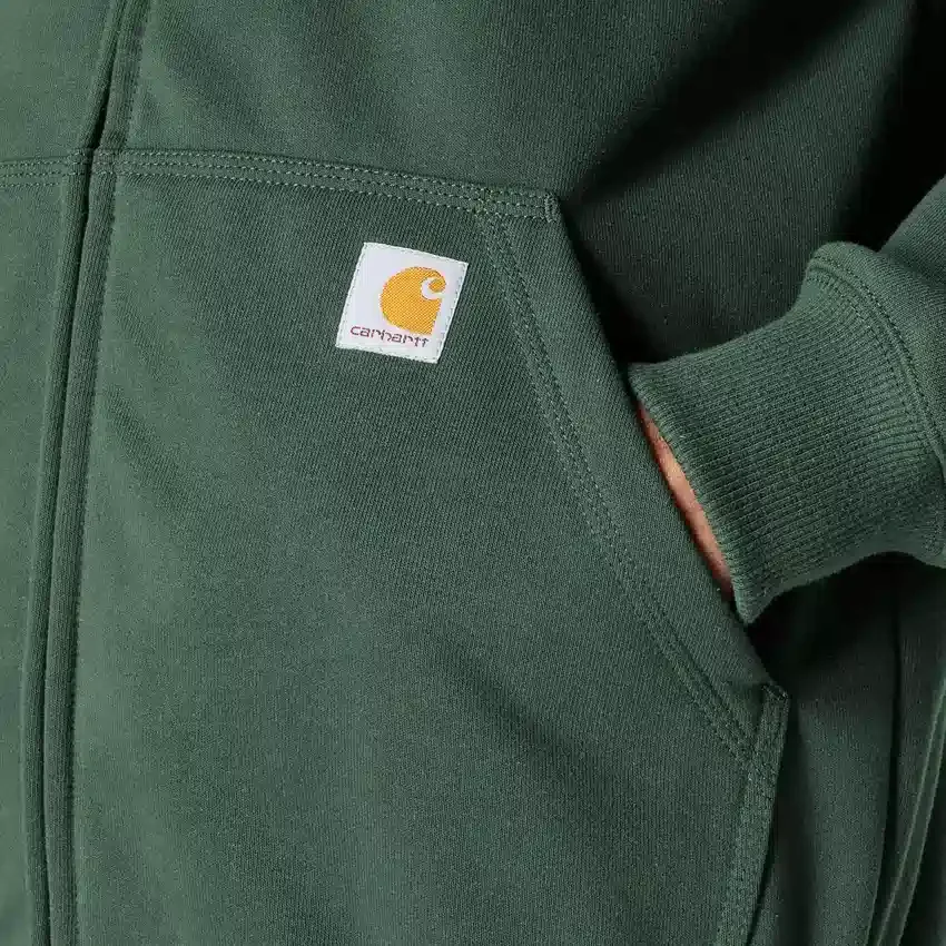 Sudadera con capucha y cremallera completa Paxton para hombre, de tejido grueso y repelente al agua - Sudaderas con capucha Rain Defender de Carhartt