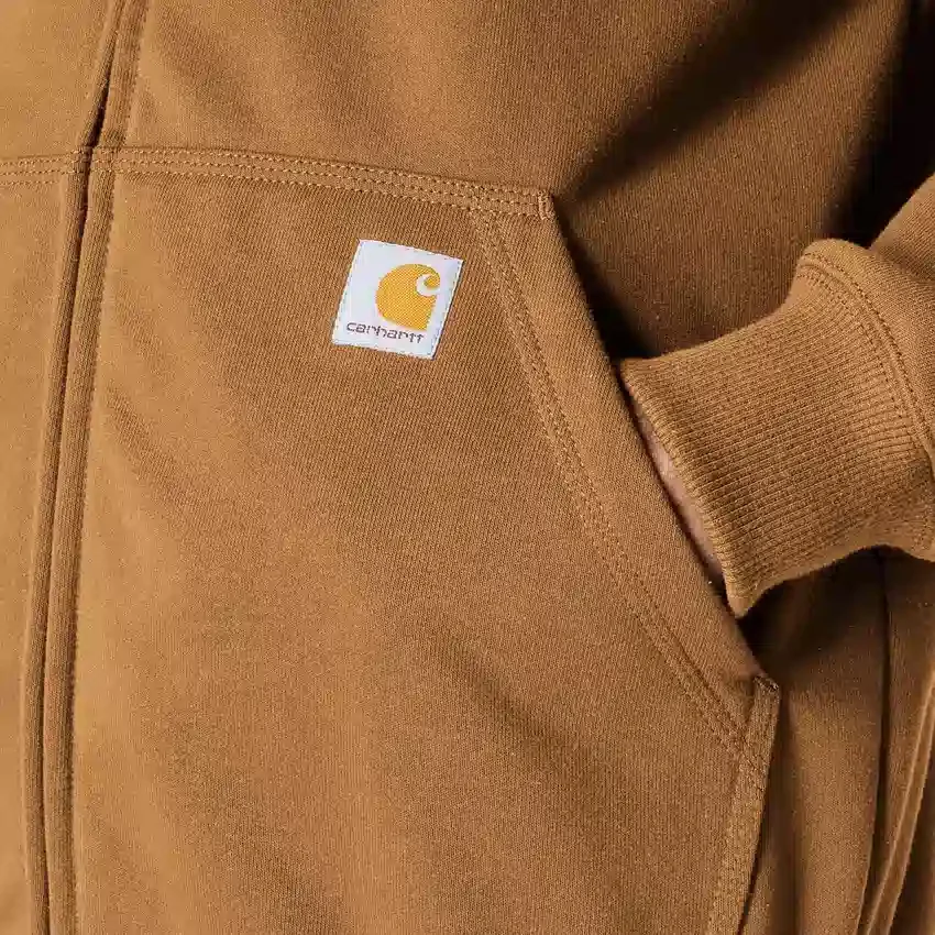 Sudadera con capucha y cremallera completa Paxton para hombre, de tejido grueso y repelente al agua - Sudaderas con capucha Rain Defender de Carhartt