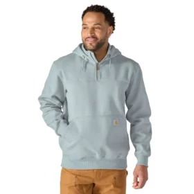 Sudadera con capucha y cremallera de un cuarto de Paxton para hombre, resistente e impermeable - Sudaderas con capucha Carhartt Rain Defender