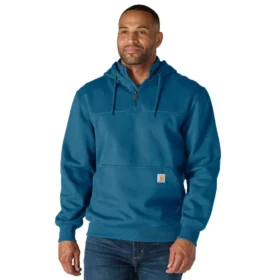 Sudadera con capucha y cremallera de un cuarto de Paxton para hombre, resistente e impermeable - Sudaderas con capucha Carhartt Rain Defender