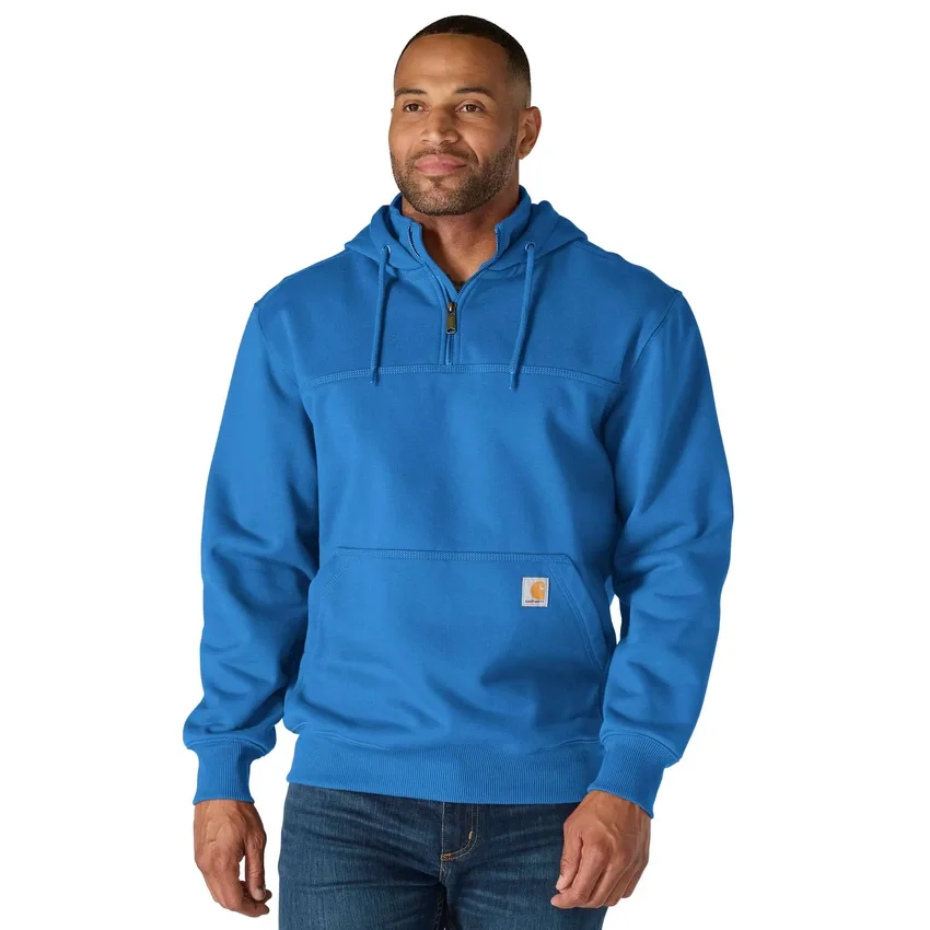 Sudadera con capucha y cremallera de un cuarto de Paxton para hombre, resistente e impermeable - Sudaderas con capucha Carhartt Rain Defender