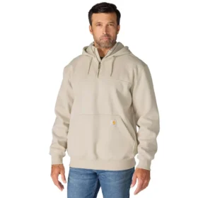 Sudadera con capucha y cremallera de un cuarto de Paxton para hombre, resistente e impermeable - Sudaderas con capucha Carhartt Rain Defender