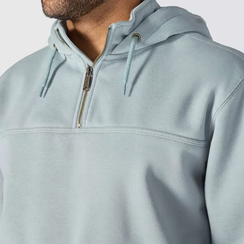 Sudadera con capucha y cremallera de un cuarto de Paxton para hombre, resistente e impermeable - Sudaderas con capucha Carhartt Rain Defender