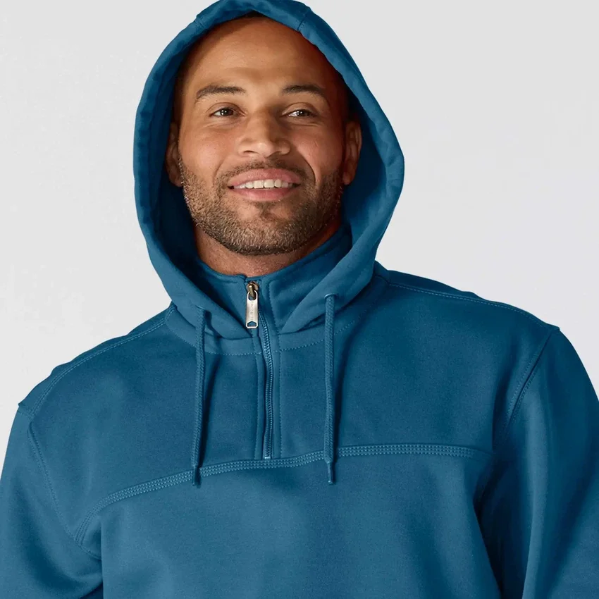 Sudadera con capucha y cremallera de un cuarto de Paxton para hombre, resistente e impermeable - Sudaderas con capucha Carhartt Rain Defender