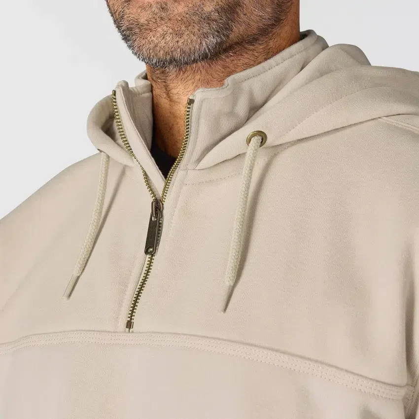 Sudadera con capucha y cremallera de un cuarto de Paxton para hombre, resistente e impermeable - Sudaderas con capucha Carhartt Rain Defender