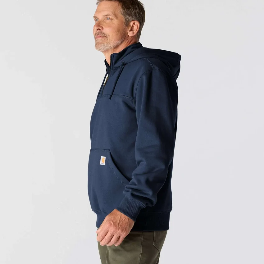 Sudadera con capucha y cremallera de un cuarto de Paxton para hombre, resistente e impermeable - Sudaderas con capucha Carhartt Rain Defender