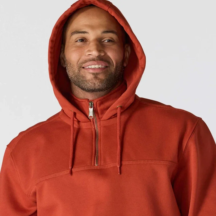 Sudadera con capucha y cremallera de un cuarto de Paxton para hombre, resistente e impermeable - Sudaderas con capucha Carhartt Rain Defender
