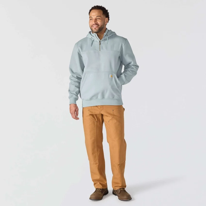 Sudadera con capucha y cremallera de un cuarto de Paxton para hombre, resistente e impermeable - Sudaderas con capucha Carhartt Rain Defender