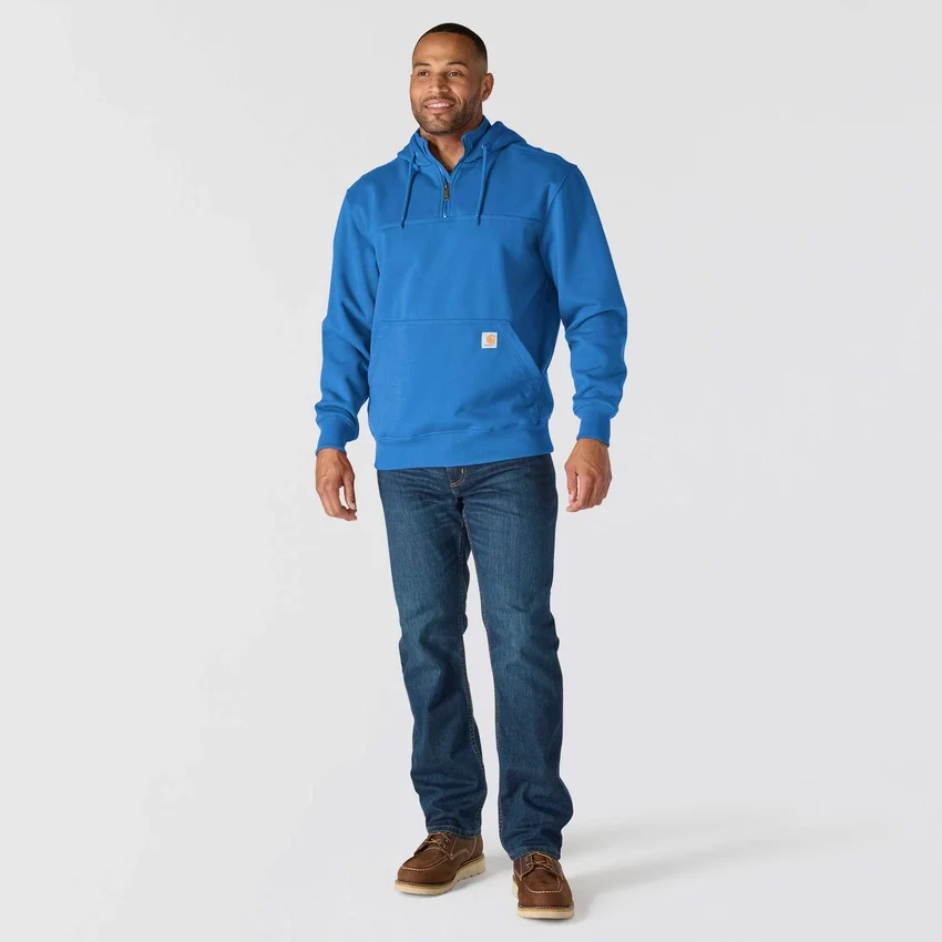 Sudadera con capucha y cremallera de un cuarto de Paxton para hombre, resistente e impermeable - Sudaderas con capucha Carhartt Rain Defender
