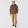 Sudadera con capucha y cremallera de un cuarto de Paxton para hombre, resistente e impermeable - Sudaderas con capucha Carhartt Rain Defender