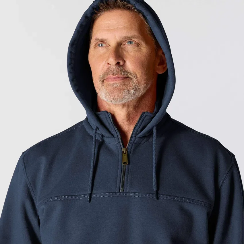 Sudadera con capucha y cremallera de un cuarto de Paxton para hombre, resistente e impermeable - Sudaderas con capucha Carhartt Rain Defender