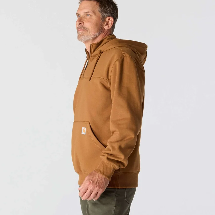 Sudadera con capucha y cremallera de un cuarto de Paxton para hombre, resistente e impermeable - Sudaderas con capucha Carhartt Rain Defender