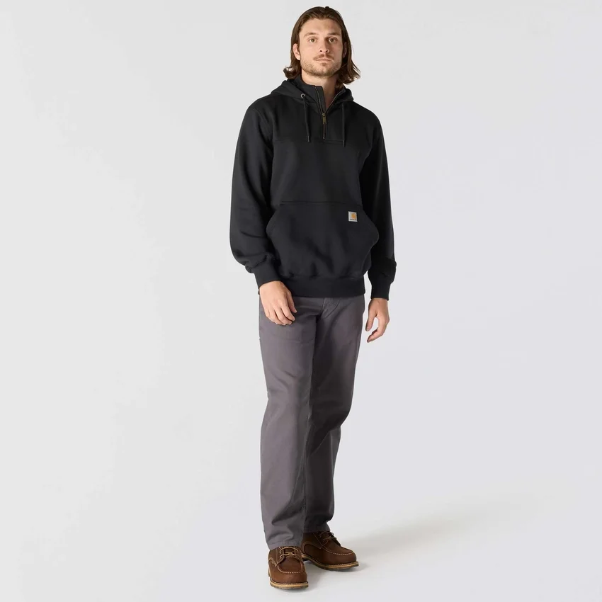 Sudadera con capucha y cremallera de un cuarto de Paxton para hombre, resistente e impermeable - Sudaderas con capucha Carhartt Rain Defender